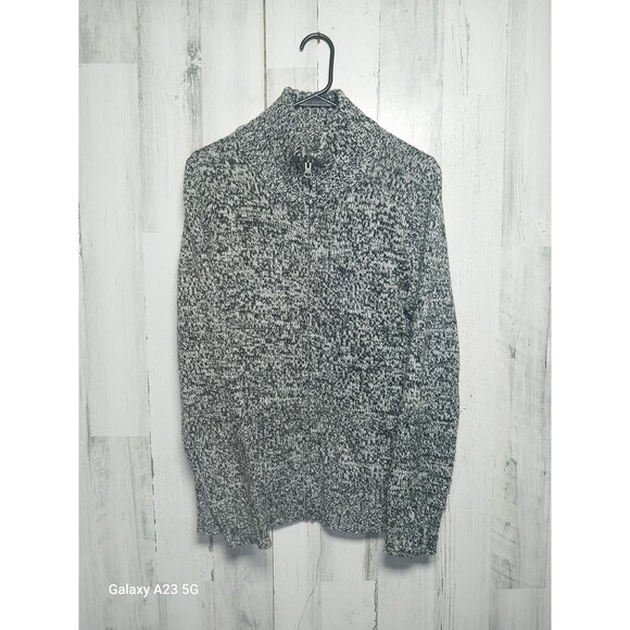 Eddie Bauer Women's Medium Quarter Zip Sweater Wool Blend - Picture 1 of 6